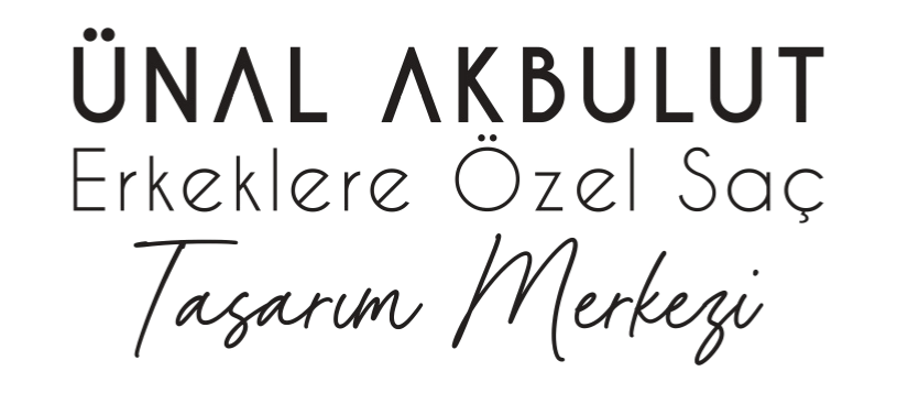 Ünal Akbulut Erkeklere Özel Saç Tasarım Merkezi Logo